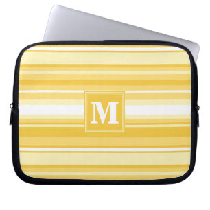 Funda Para Portátil Bandas amarillas monográficas