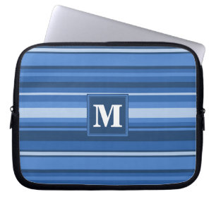 Funda Para Portátil Bandas azules monográficas