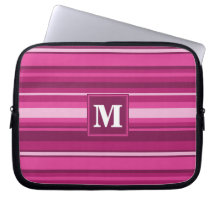 Bandas de fuchsia de monograma