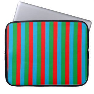 Funda Para Portátil bandas de la bandera de Azerbaiyán país símbolo pa