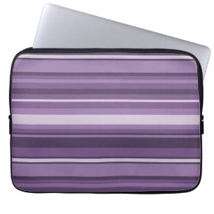 Funda Para Portátil Bandas de lavanda