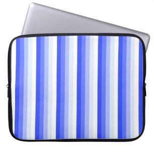 Funda Para Portátil Bandas de sombra azules reales