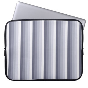 Funda Para Portátil Bandas de sombra gris azul