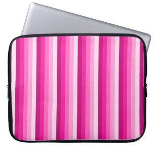 Funda Para Portátil Bandas de sombra rosadas calientes