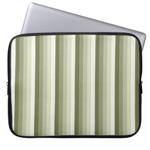 Funda Para Portátil Bandas de sombra verde oliva