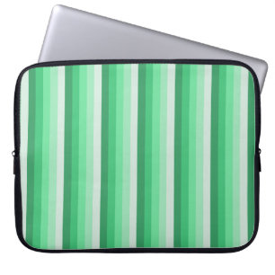 Funda Para Portátil Bandas de sombra verdes