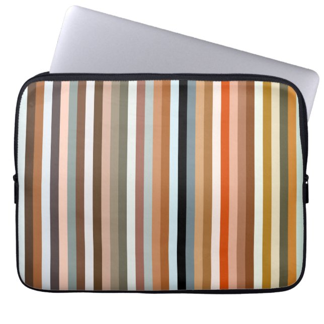 Funda Para Portátil Bandas multicolores (Frente)