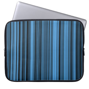 Funda Para Portátil Bandas negras azules