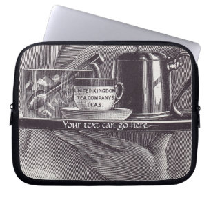 Funda Para Portátil Bandeja de té de época