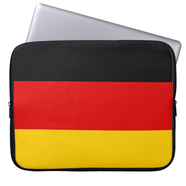 Funda Para Portátil Bandera alemana (Alemania) (Frente)