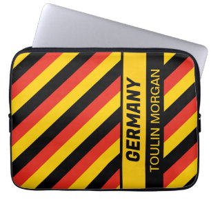 Funda Para Portátil Bandera alemana personalizada