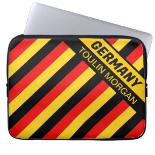 Funda Para Portátil Bandera alemana personalizada