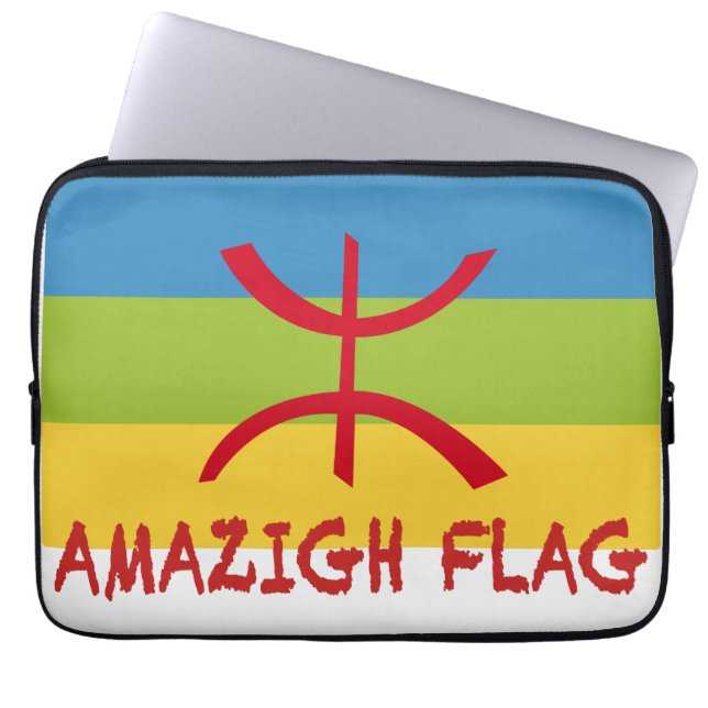Funda Para Portátil Bandera amazigh - bandera bereber-Drapeau Amazigh (Frente)