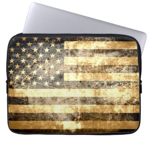 Funda Para Portátil Bandera americana gruesa 3