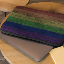 Funda Para Portátil Bandera arcoiris del orgullo gay de los granos de 