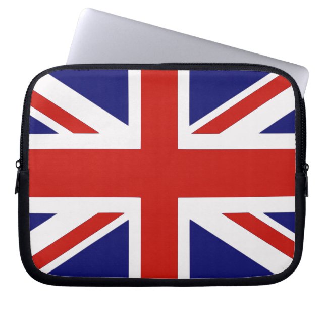 Funda Para Portátil Bandera británica (Frente)