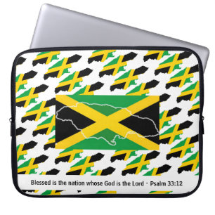 Funda Para Portátil BANDERA cristiana personalizado JAMAICA