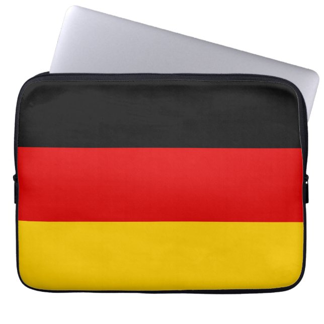 Funda Para Portátil Bandera de Alemania (Frente)