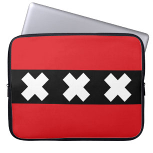 Funda Para Portátil Bandera de Ámsterdam
