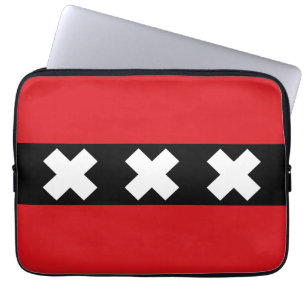 Funda Para Portátil Bandera de Ámsterdam