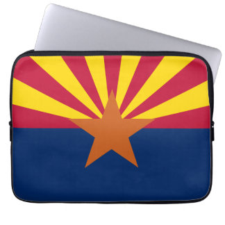 Funda Para Portátil Bandera de Arizona: Estrella del Atardecer Sol, El