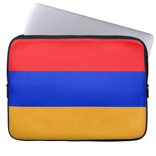 Funda Para Portátil Bandera de Armenia (Frente)
