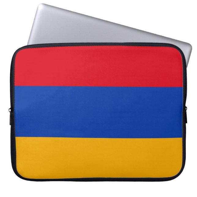 Funda Para Portátil Bandera de Armenia (Frente)