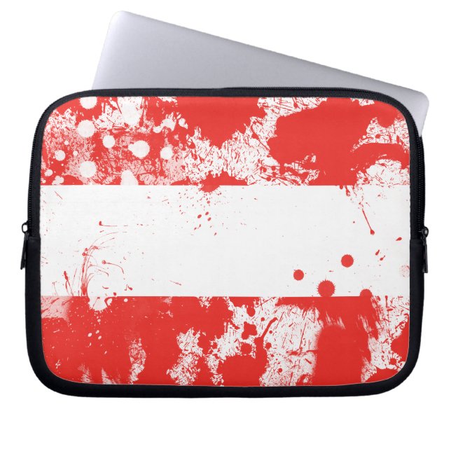 Funda Para Portátil Bandera de Austria (Frente)