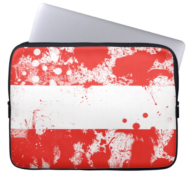 Funda Para Portátil Bandera de Austria (Frente)