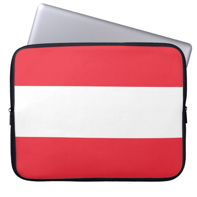 Funda Para Portátil Bandera de Austria (Frente)