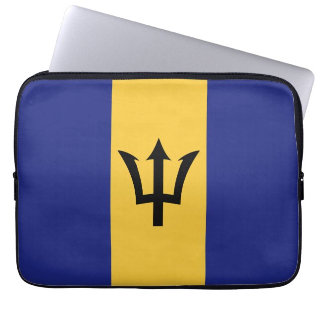 Funda Para Portátil Bandera de Barbados (Frente)