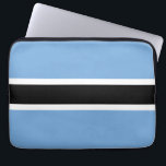 Funda Para Portátil Bandera de Botsuana<br><div class="desc">¡Un regalo ideal para todos los patriotas de su país!</div>