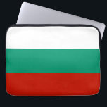 Funda Para Portátil Bandera de Bulgaria<br><div class="desc">¡Un regalo ideal para todos los patriotas de su país!</div>