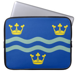 Funda Para Portátil Bandera de Cambridgeshire (condado del Reino Unido
