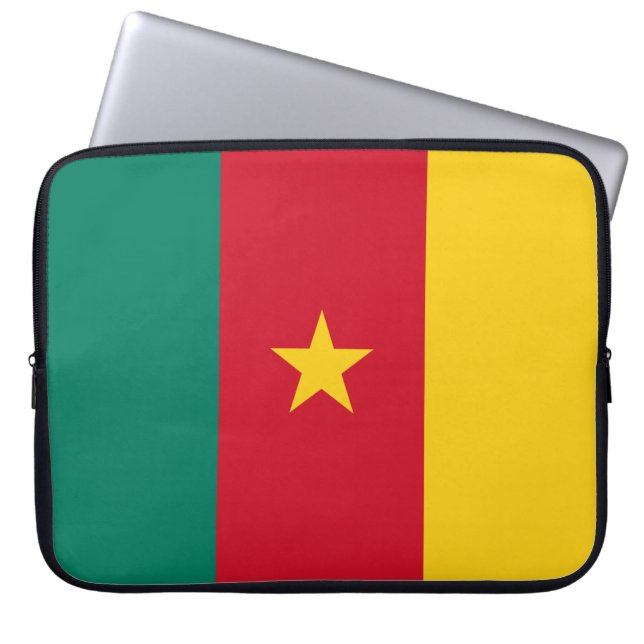 Funda Para Portátil Bandera de Camerún (Frente)