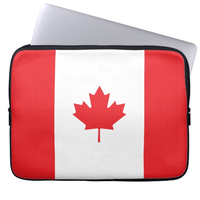Funda Para Portátil Bandera de Canadá (Frente)