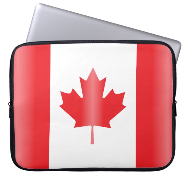 Funda Para Portátil Bandera de Canadá (Frente)