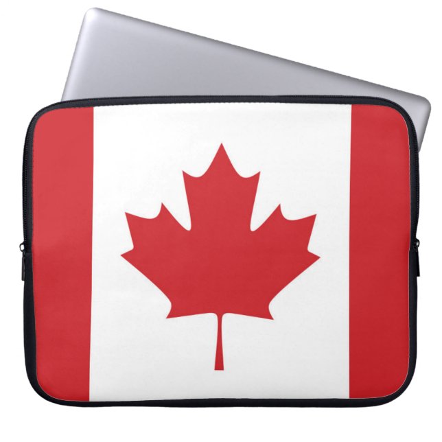 Funda Para Portátil Bandera de Canadá (Frente)