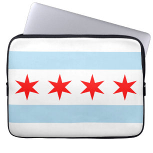 Funda Para Portátil Bandera de Chicago