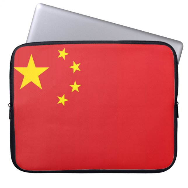 Funda Para Portátil Bandera de China (Frente)