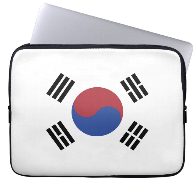 Funda Para Portátil Bandera de Corea del Sur (Frente)