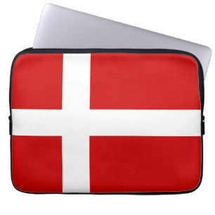 Funda Para Portátil Bandera de Dinamarca