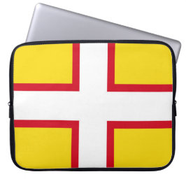 Funda Para Portátil Bandera de Dorset (condado del Reino Unido)