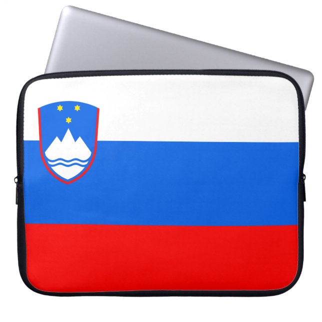Funda Para Portátil Bandera de Eslovenia (Frente)