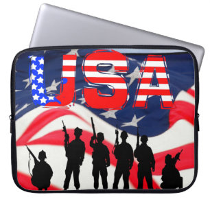 Funda Para Portátil Bandera de Estados Unidos