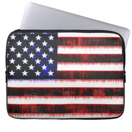 Funda Para Portátil Bandera de Estados Unidos - Estados Unidos, lloviz