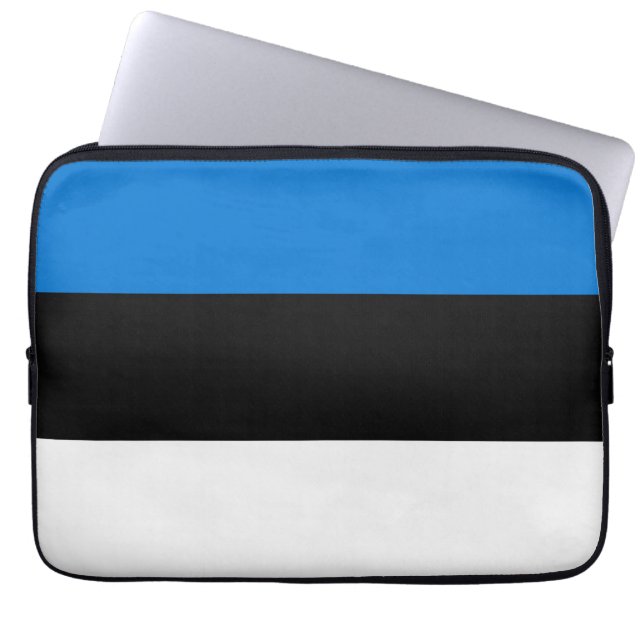 Funda Para Portátil Bandera de Estonia (Frente)