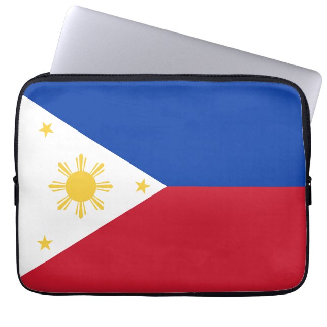 Funda Para Portátil Bandera de Filipinas (Frente)