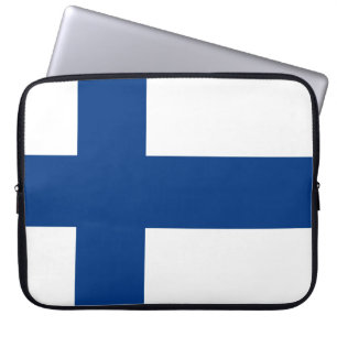Funda Para Portátil Bandera de Finlandia