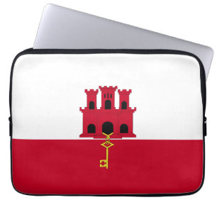 Funda Para Portátil Bandera de Gibraltar